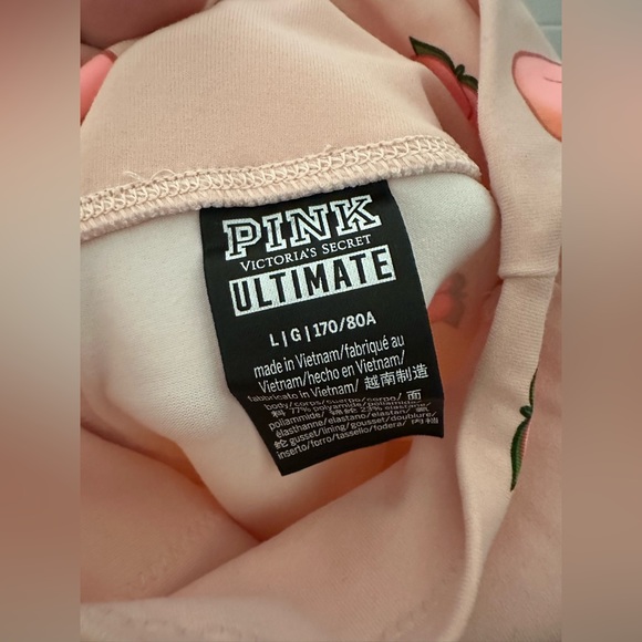 Victoria’s Secret PINK Leggings Peaches Special Edition NWOT - Picture 3 of 4